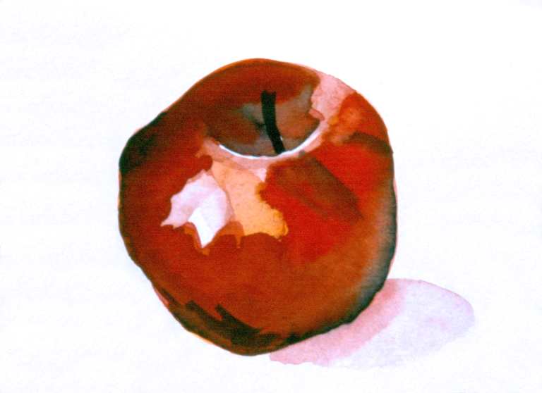 Apple painting