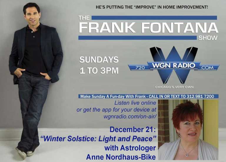 Winter Solstice astrology with Anne Nordhaus-Bike on WGN Radio